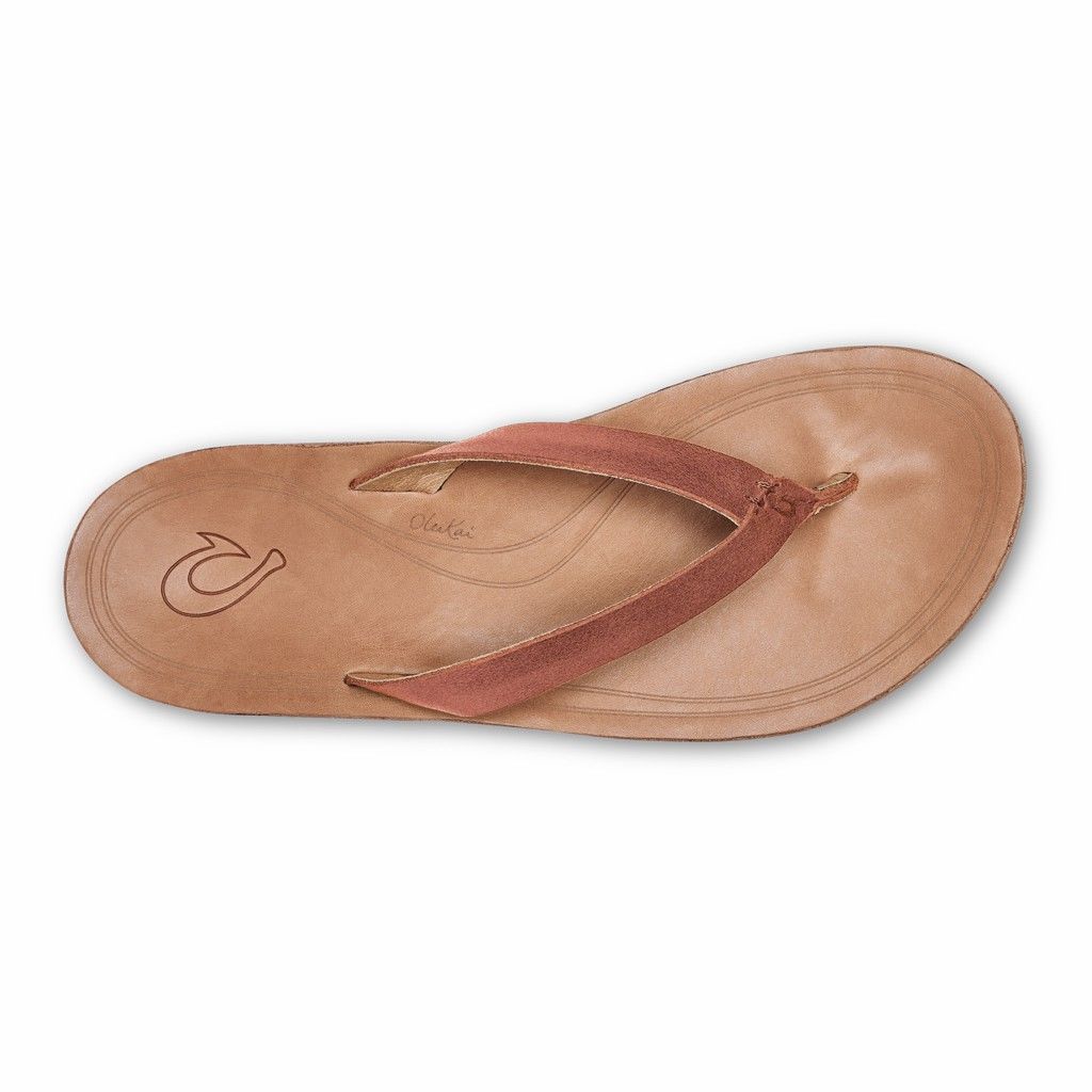 Sandalias Olukai Nonohe - Chanclas Mujer Rosas 20596-172